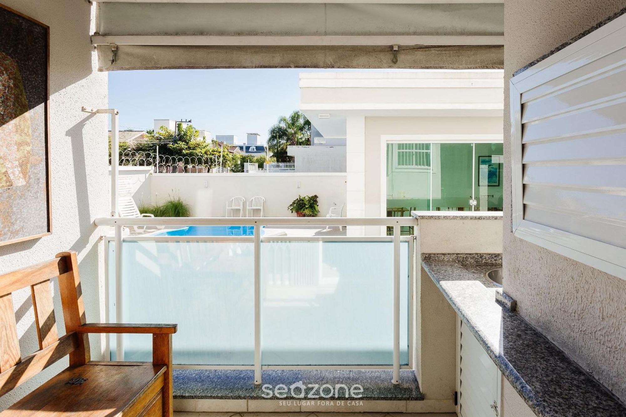 Belo Apto C/ Piscina Em Jurere 800M Do Mar Chr101 Διαμέρισμα Florianópolis Εξωτερικό φωτογραφία
